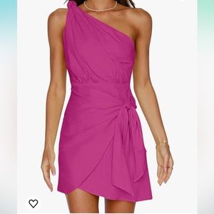 One Shoulder Mini Dress
